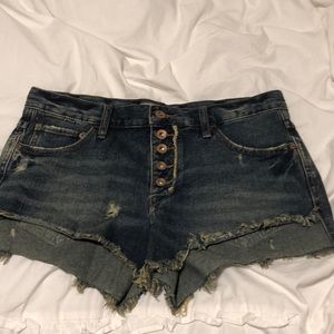 Free people cutoff denim shorts